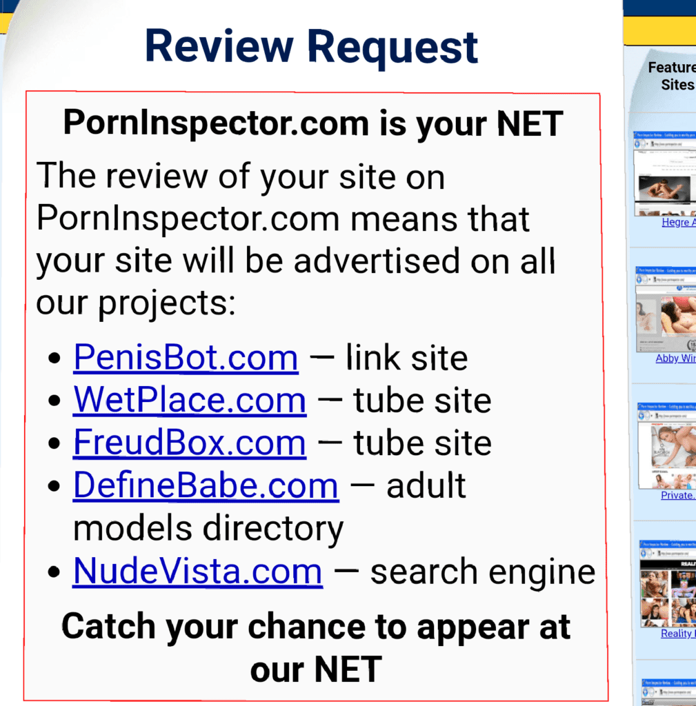 review request at porninspector.com 