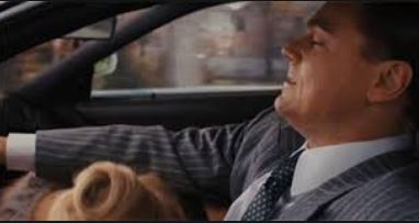 jordan belfort wolf of wall st bj in car pic