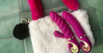 pink dildos at home