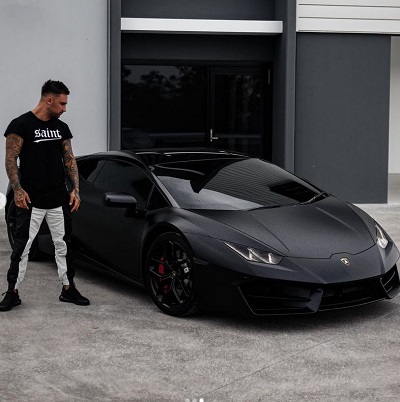 jackson odoherty black lamborghini huracan onlyfans instagram twitter 