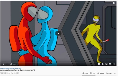 Yellow cuck man gets home to find his blue wife getting fucked by a red man.  