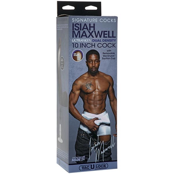 Signature Cocks - Isiah Maxwell 10" ULTRASKYN Cock with Removable Vac-U-Lock Suction Cup 