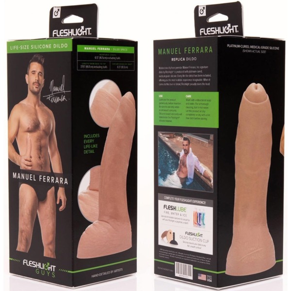 Fleshlight Guys Manuel Ferrara Silicone Dildo 