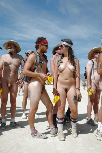 Burning Man Nude