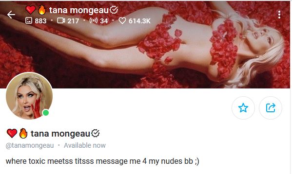 Tana Mongeau OnlyFans Review